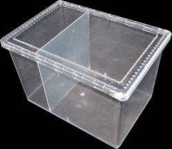 送料無料！スライド式飼育容器 クリアースライダー ラージ （セパレータ付） 30個