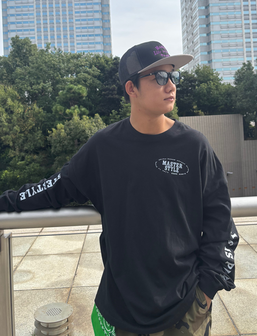 Chiba Base Long Sleeve T-Shirt Black