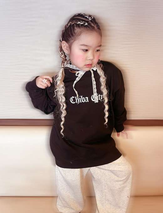 Chiba City Kids Crewneck Sweat Black