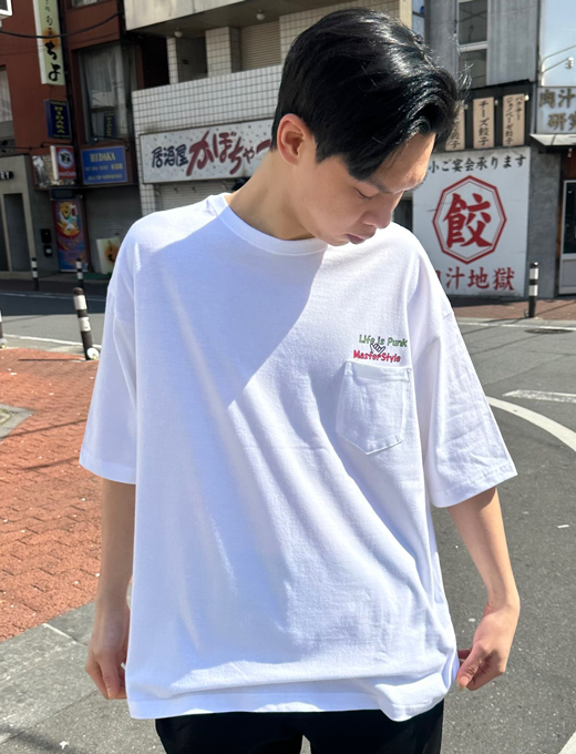 Good luck logo T-shirt　white