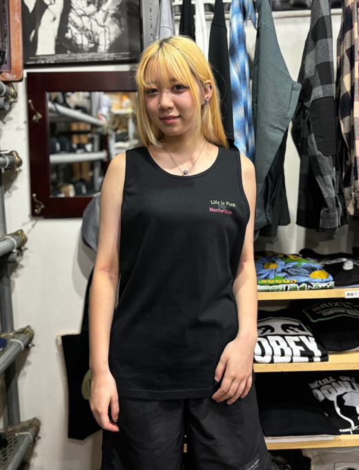 Good Vibes Logo Tank Top black