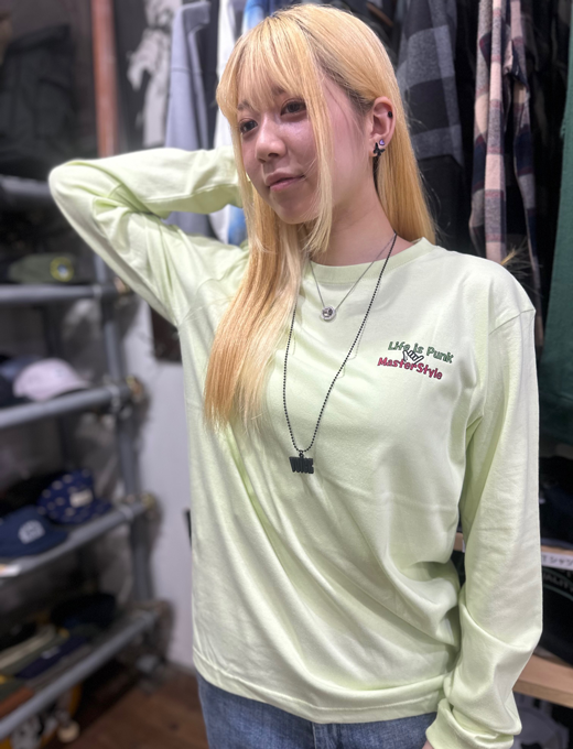 Good Vibes Long Sleeve T-Shirt Milky Lime
