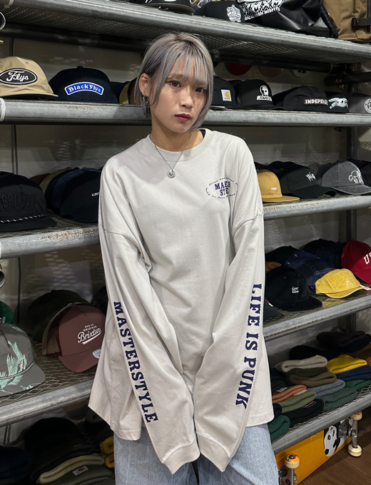 Chiba Base Long Sleeve T-Shirt Frosted Grey