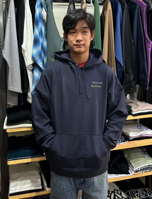 Good Vibe Hoodie Navy