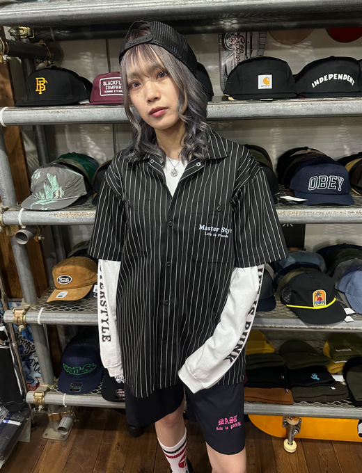 Cheers Stripes S/S Shirt Black