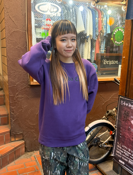 Chiba City Crewneck Sweat Purple