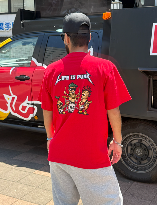 Three piece Nuts T-Shirt Red
