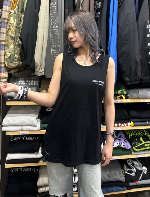 Basic logo tank top black