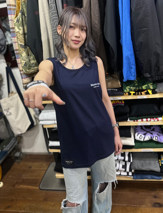 Basic Logo Tank Top Navy