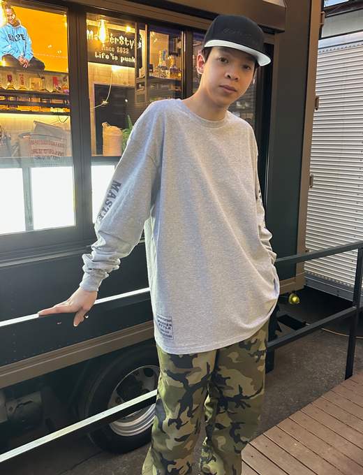 Chiba Base Long Sleeve T-Shirt Gray