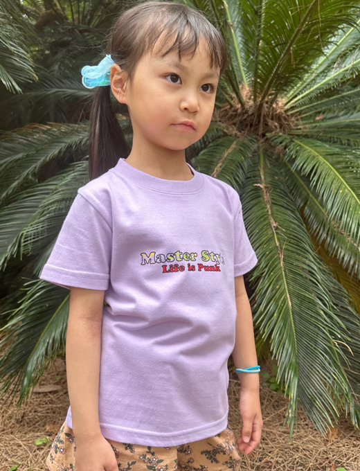 Island Pattern LogoKids T-Shirt Light purple