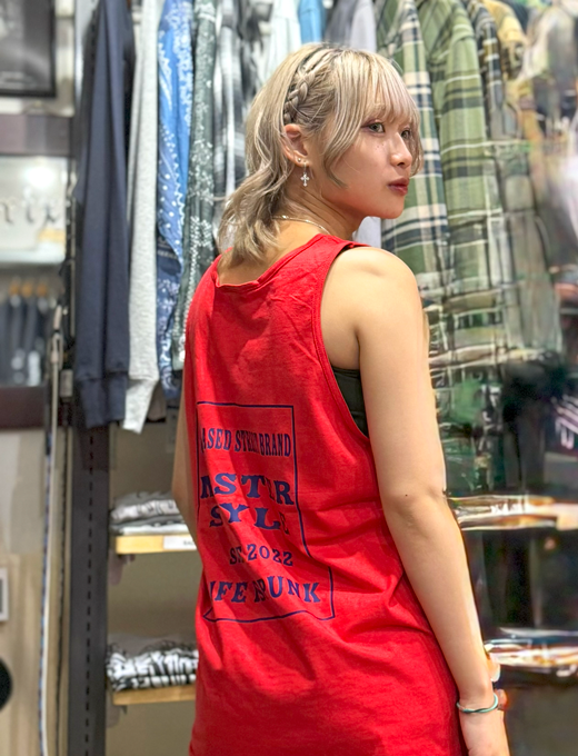 Chiba Base Tank Top Red