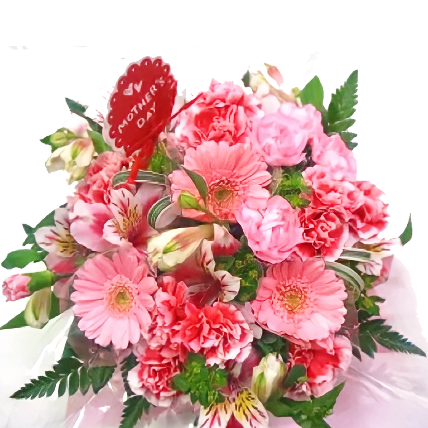 カーネーションアレンジメント　ピンク系