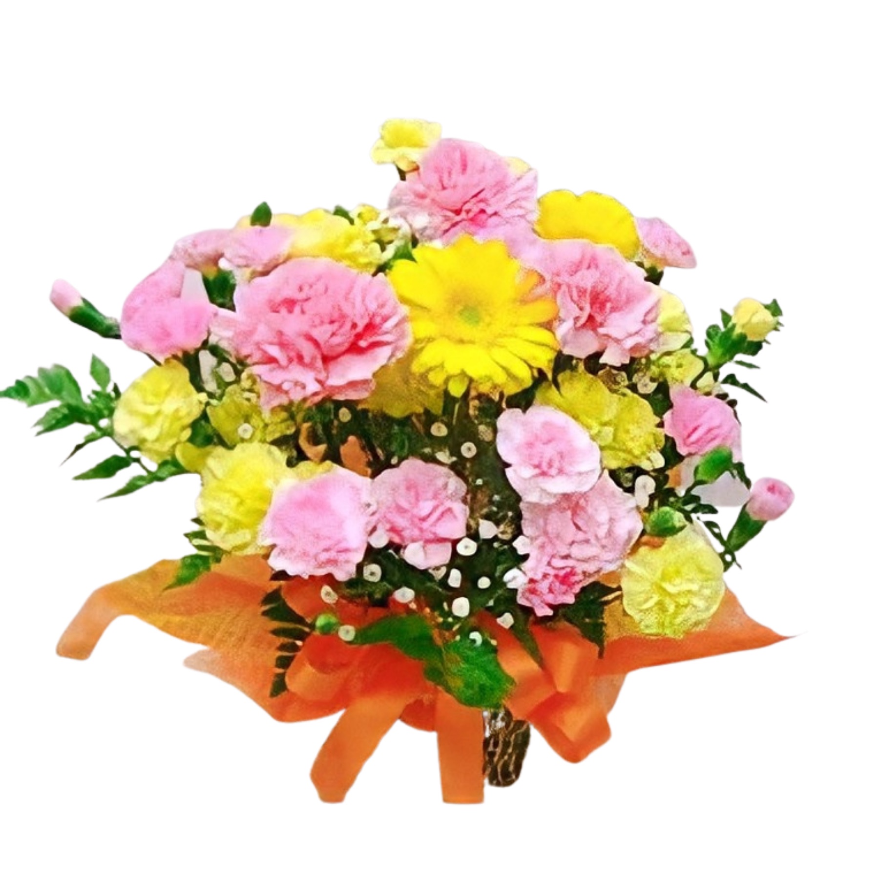 生花オリジナルピンク系アレンジメント