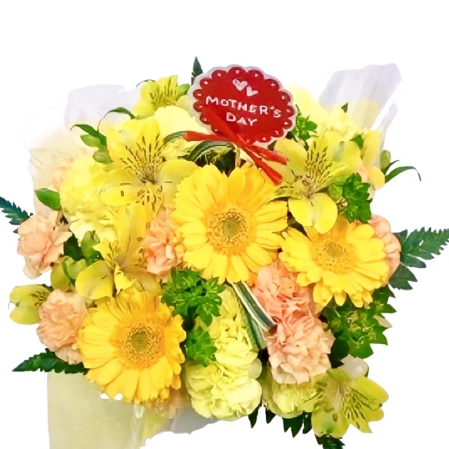 カーネーションアレンジメント　イエロー系