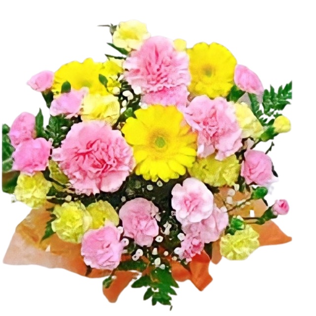 生花オリジナルピンク系アレンジメント