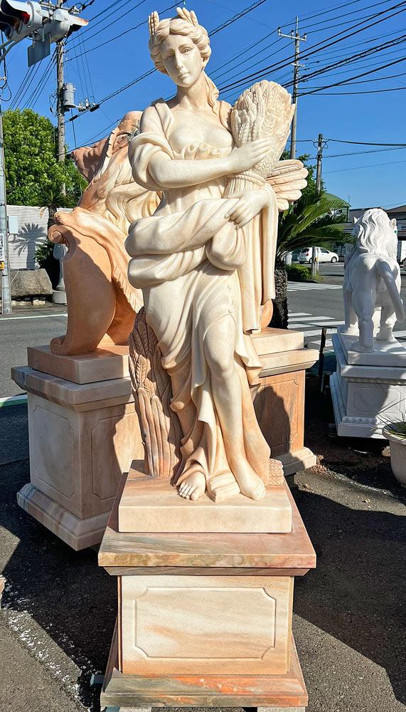 大理石　ヴィーナス　彫刻　本物 有名なギリシャの詳細な彫刻の大理石製のヌードヴィーナス像