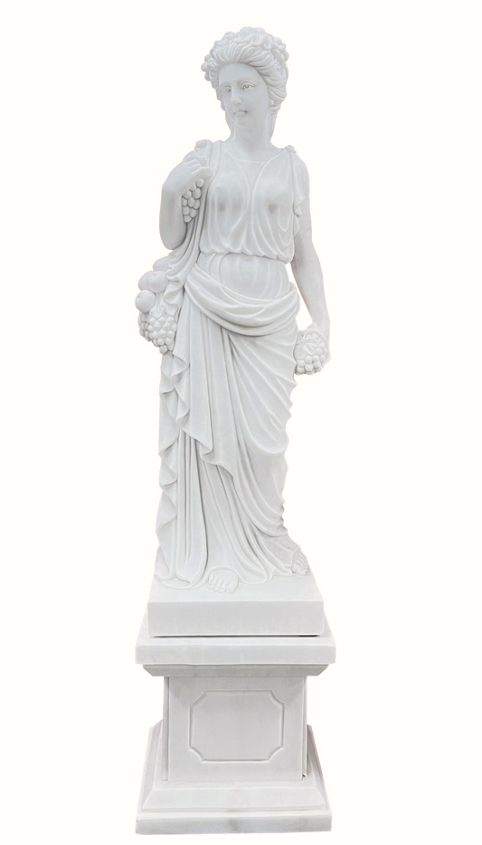 天然大理石彫刻 季節の乙女（夏） の販売ページです。