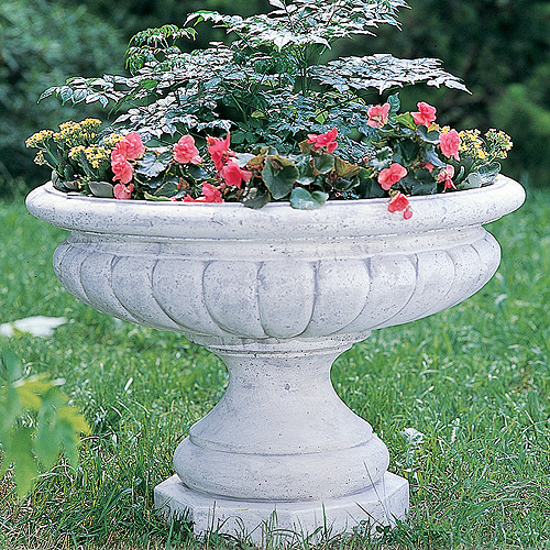 大型プランター　ローマの皇帝DIOCLEZIANO　イタリア製フラワーポット　【※商品番号：m-vr0684】