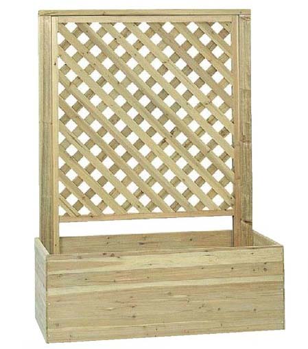 ベランダ　トレリス　プランター