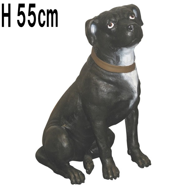 誇り高きテリア / Staffordshire Terrier  FRPアートオブジェ 【商品番号：m-fr080071】