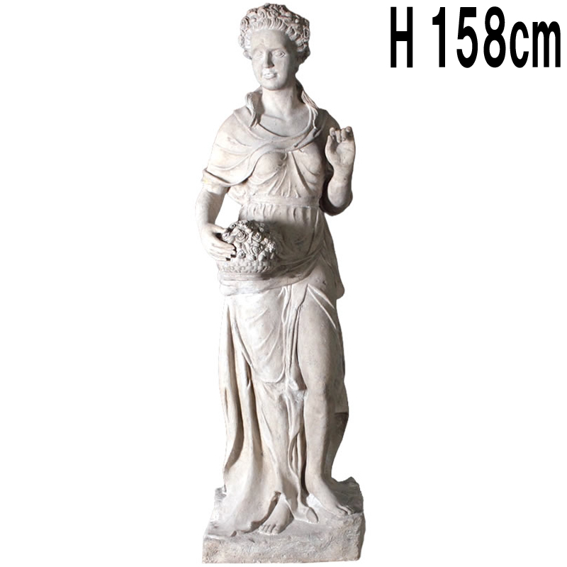 季節の乙女(春) 高さ158cm  Four Seasons - Spring -  FRPアートオブジェ 【商品番号：m-fr090057RS】