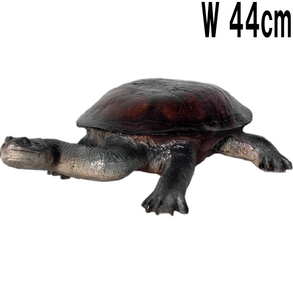首の長い亀 / Long-neck Turtle  FRPアートオブジェ 【商品番号：m-fr100114】