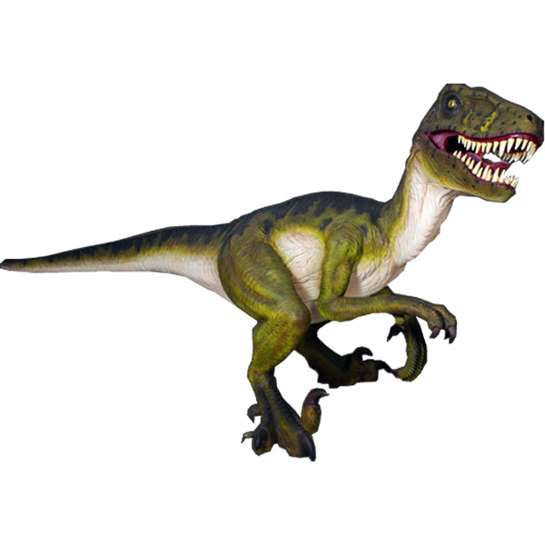 ドロマエオサウルス 恐竜 オブジェ