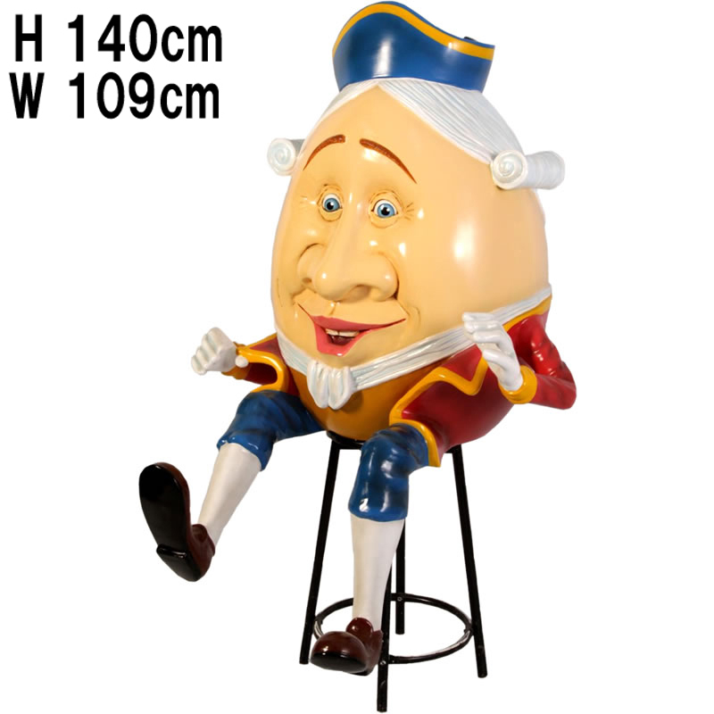 ハンプティダンプティ Humpty Dumpty FRPアートオブジェ 【商品番号：m