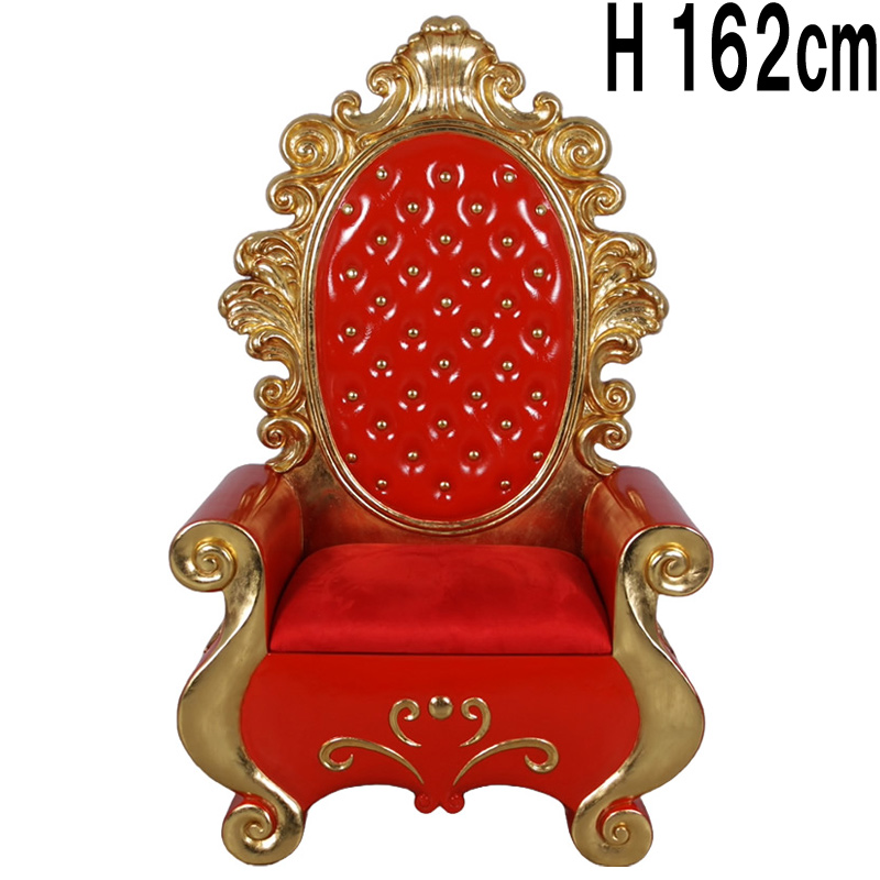 サンタの椅子 Santas Throne  FRPアートオブジェ 【商品番号：m-fr130025】
