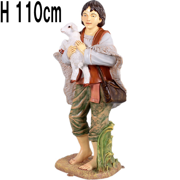 羊飼いの少年 / The Nativity 4.5ft - Shepherd Boy  FRPアートオブジェ 【商品番号：m-fr140011】