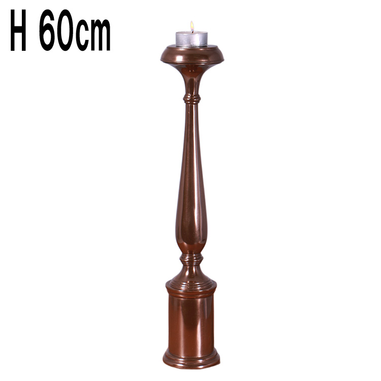 アリアナの燭台・ブロンズ仕上げ60cm / Torchiere Arianna 60cm  FRPアートオブジェ 【商品番号：m-fr150005】