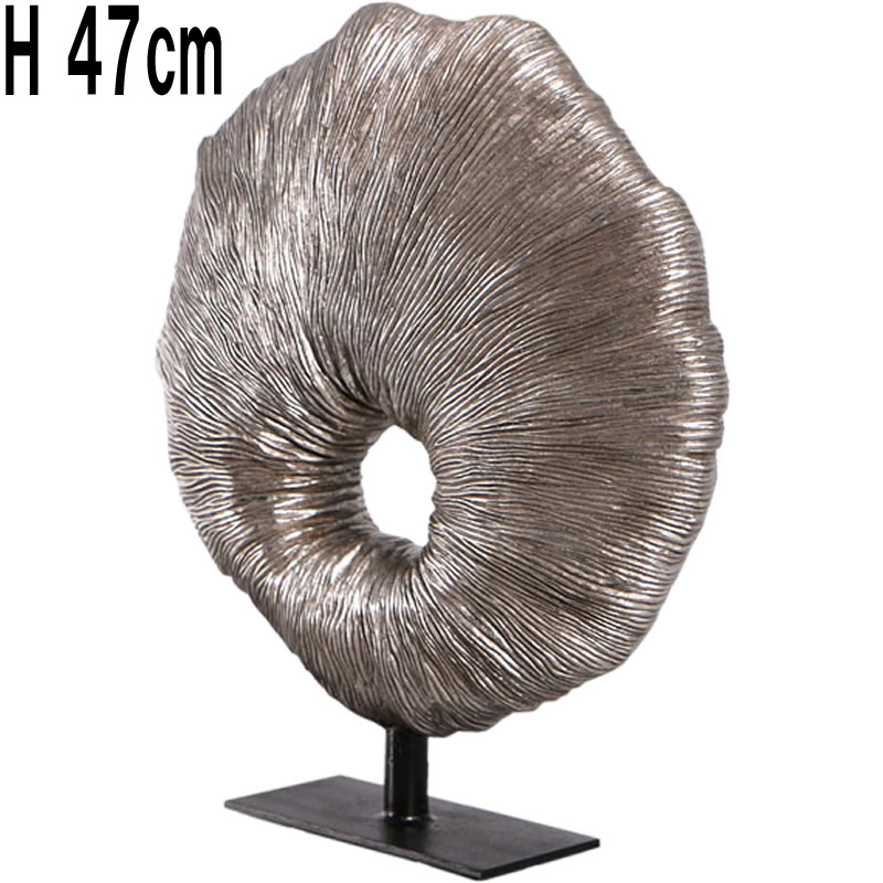 フランジアシルバー40cm / Fungia 40cm  FRPアートオブジェ 【商品番号：m-fr150031】
