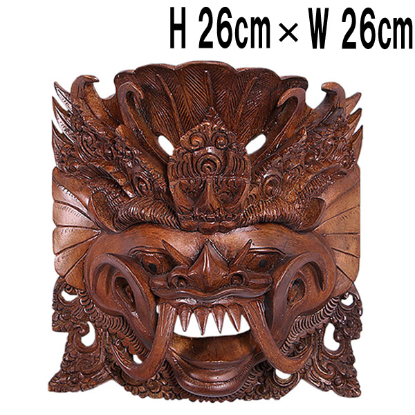 魔女のマスク・バリ島 / Rangda Mask  FRPアートオブジェ 【商品番号：m-fr150054】