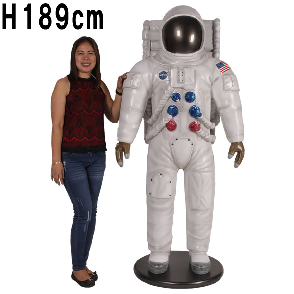 宇宙飛行士 Astronaut FRPアートオブジェ 【商品番号：m-fr180011】