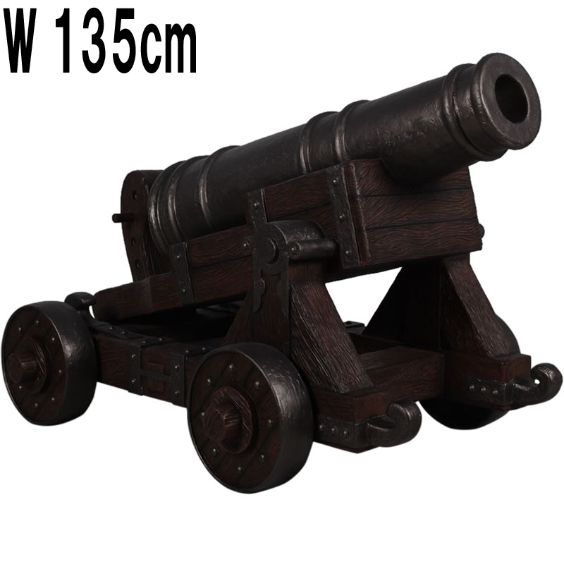 海賊の大砲 Pirates Cannon  FRPアートオブジェ 【商品番号：m-fr180162】