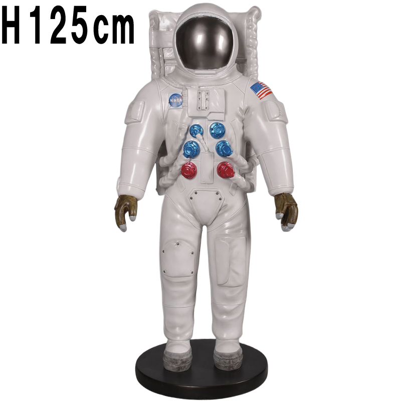 宇宙飛行士 125cm Astronaut 4ft. FRPアートオブジェ 【商品番号：m-fr180225】