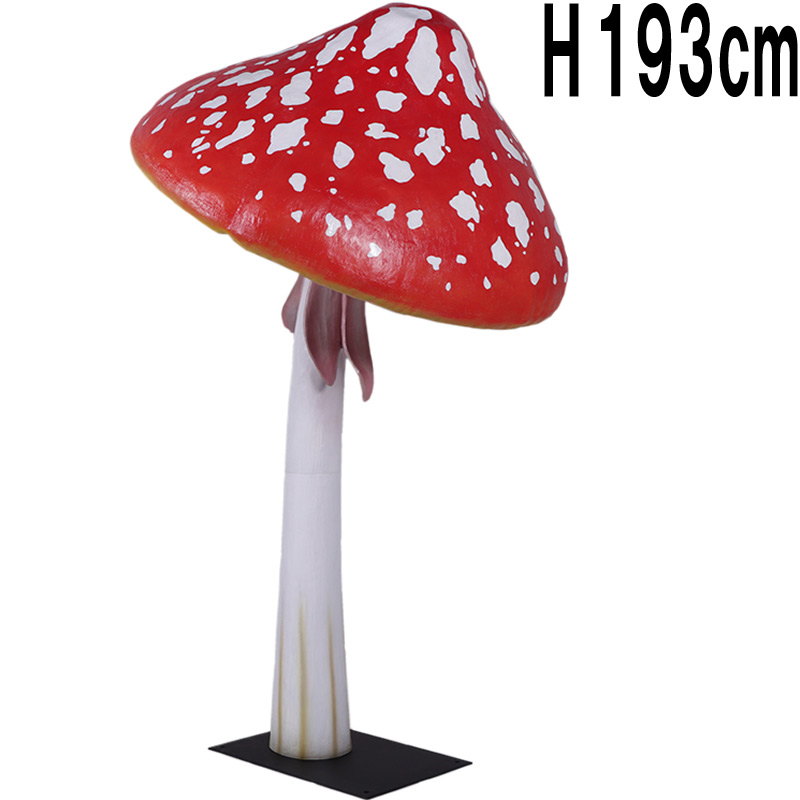 パラソルマッシュルームキノコ 200cm / Parasol Mushroom  FRPアートオブジェ 【商品番号：m-fr190095】