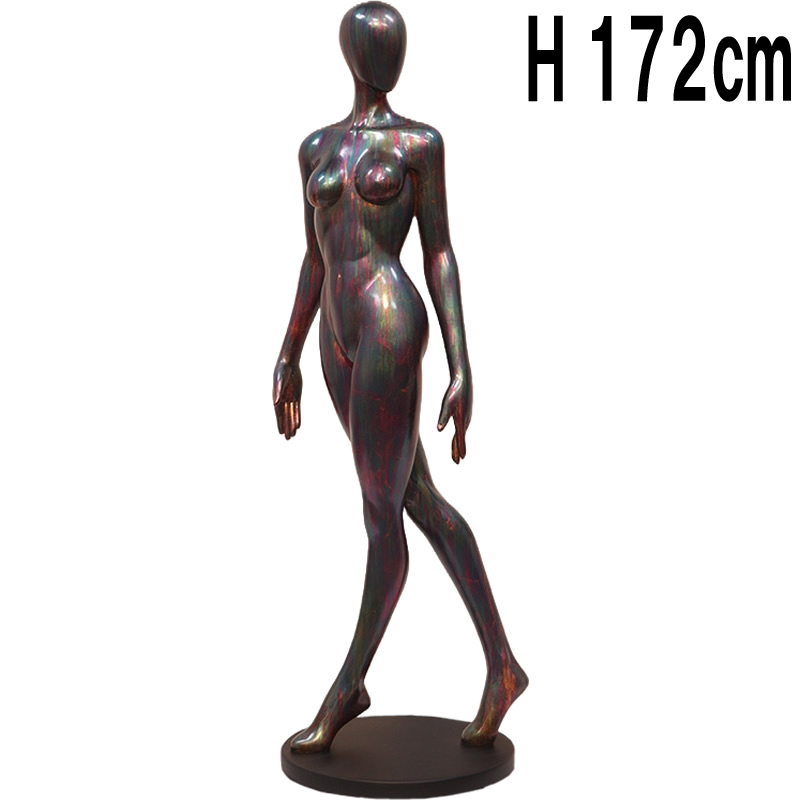 輝くセクシーな女性像マーブル Belle Lume  FRPアートオブジェ 【商品番号：m-fr200048ox】