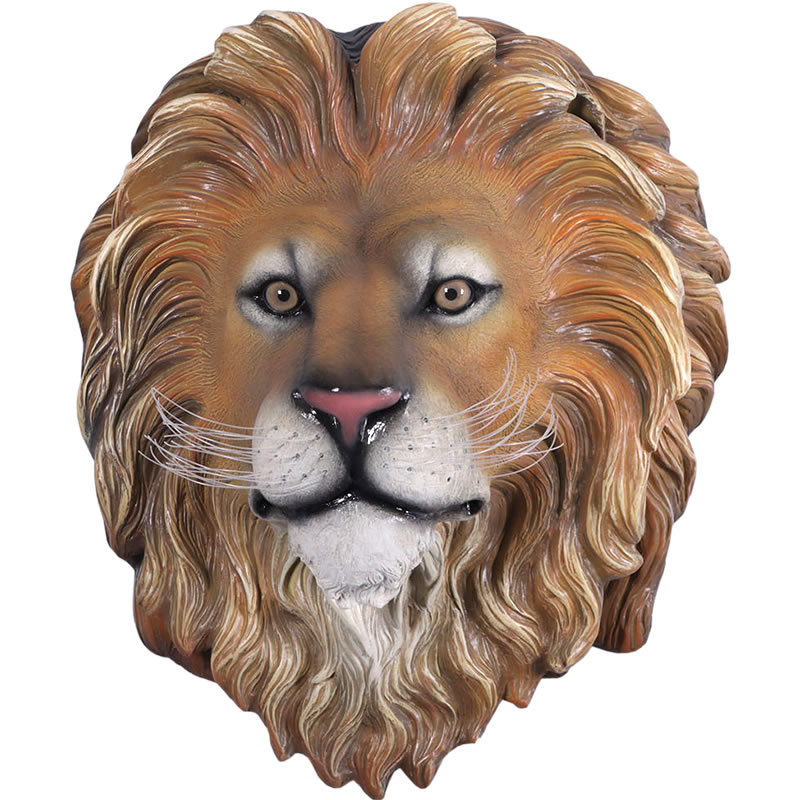 ライオン 壁掛け オブジェ