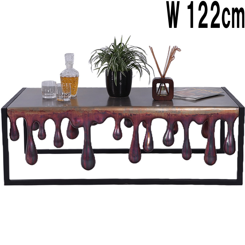 したたる雫の長方形テーブル Drip Coffee Table, Rectangular  FRPアートオブジェ 【商品番号：m-fr210030】