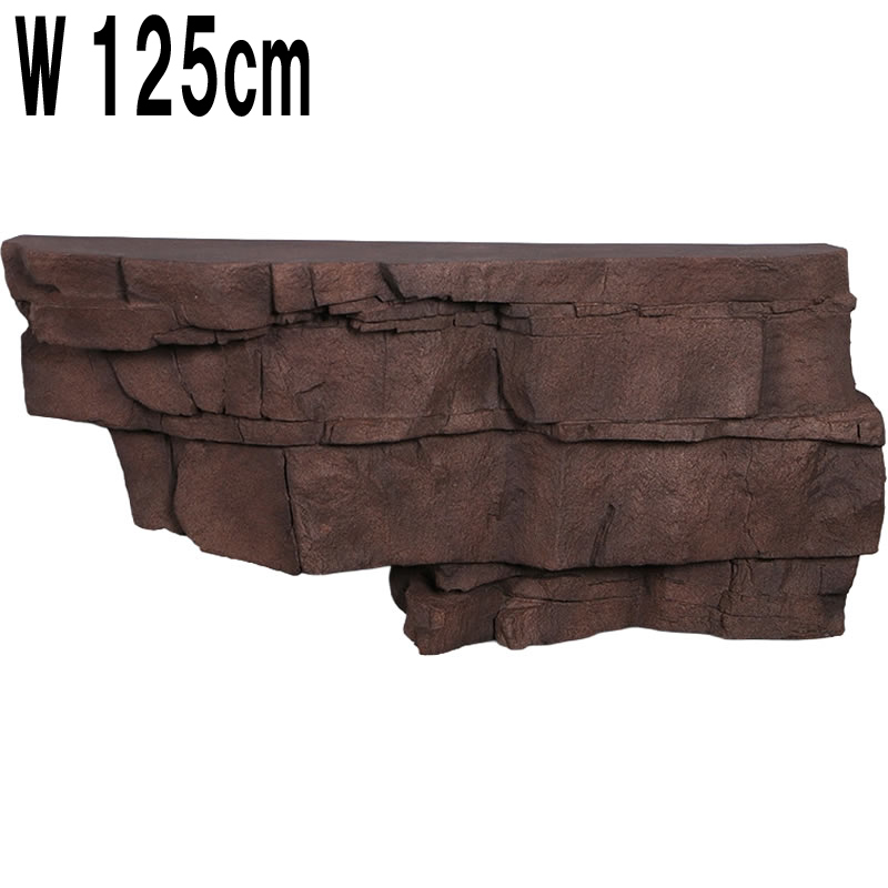 擬岩 浮石 壁掛け1 / Floating Rock Console - 1 - SedonaBrown  FRPアートオブジェ 【商品番号：m-fr250021sb】