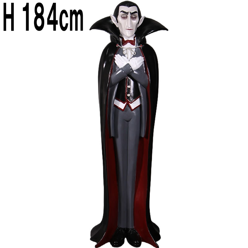 ドラキュラ伯爵188cm / Dracula 6ft.  FRPアートオブジェ 【商品番号：m-fr250148】