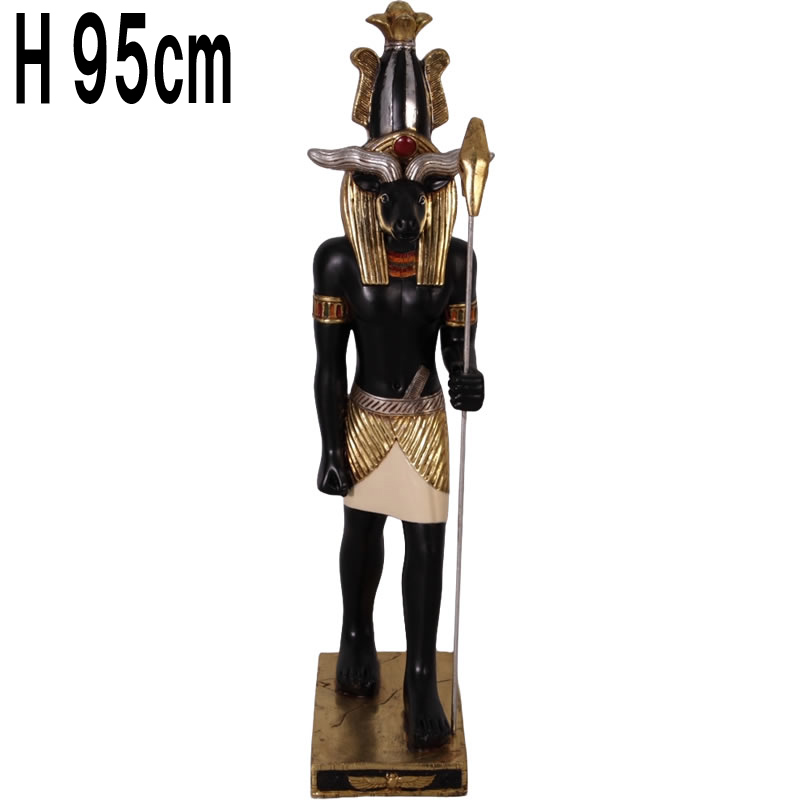 古代エジプト創造神クヌム95cm / KHNUM 3FT.  FRPアートオブジェ 【商品番号：m-frafkh3】
