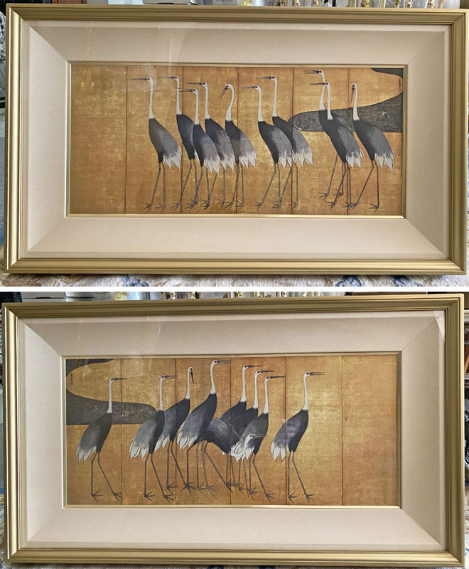 尾形光琳 群鶴図