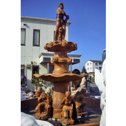 天然大理石彫刻　海神大噴水１