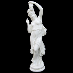 彫刻　オブジェ　石　人物像 大理石彫刻・石像 葡萄を持つ乙女 ヴィーナス