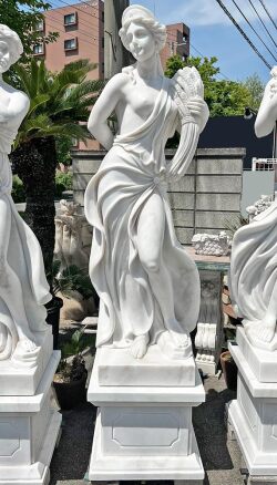 大理石　ヴィーナス　彫刻　本物 天然大理石彫刻（石像） ヴィーナスの胸像