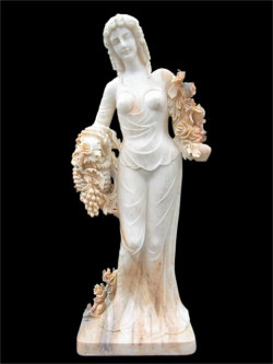 天然大理石彫刻（石像）のヴィーナス像（乙女像）を販売する