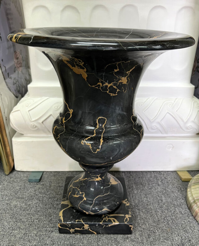 天然石の美しさ 大理石 花瓶 飾り壺 【商品番号m-dt033】